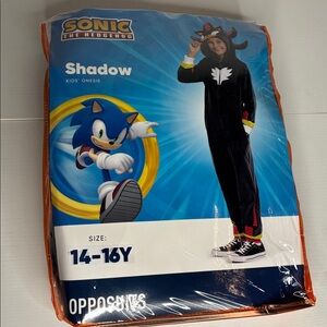 Sonic the Hedgehog Shadow Kids' Black Onesie Costume by Sonic